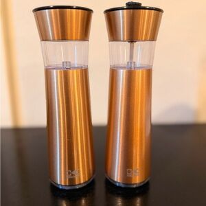 Kaloric Copper Electric Salt and Pepper Grinders